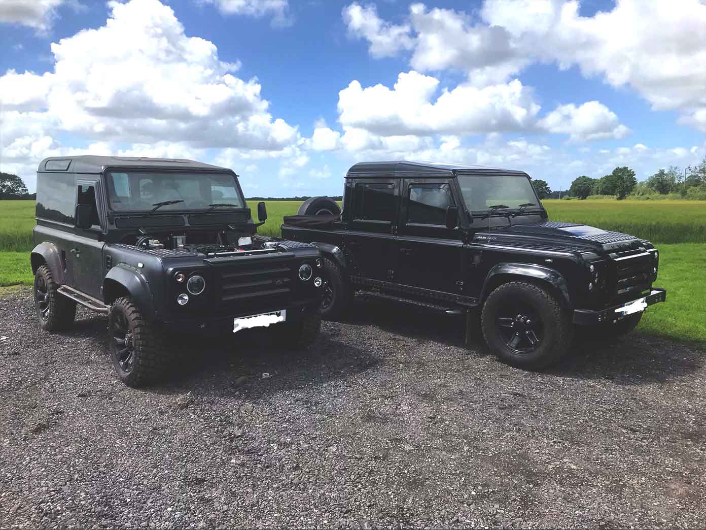 Ready to drive away BMW engine conversion in a Land Rover Defender